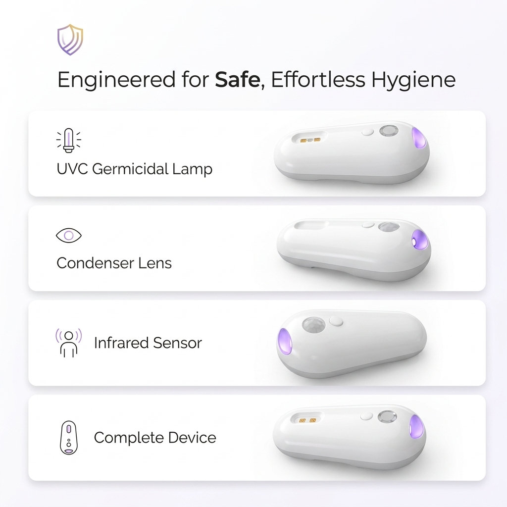 Self Cleaning UV Toilet Sanitizer & Night Light