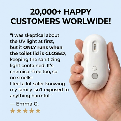 Self Cleaning UV Toilet Sanitizer & Night Light